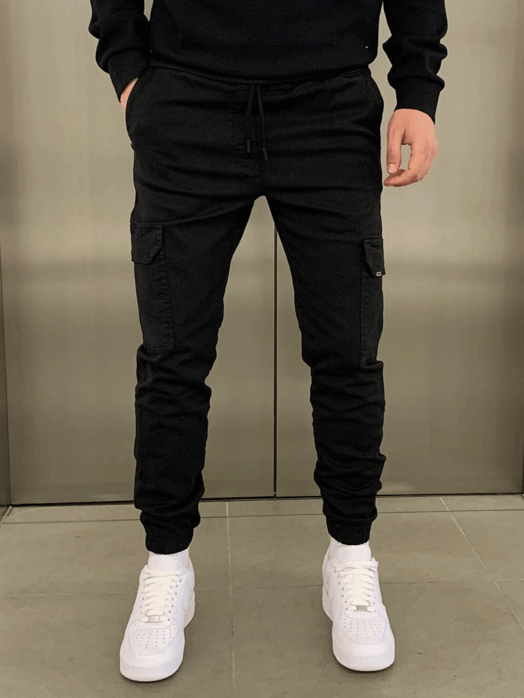 MARIO™ | PANTALONI CARGO CON FONDO ELASTICIZZATO