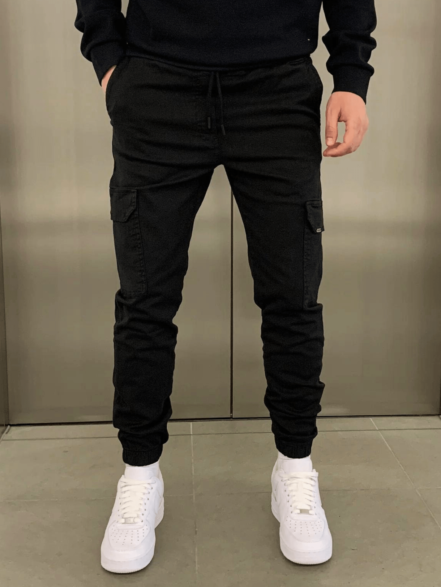 MARIO™ | PANTALONI CARGO CON FONDO ELASTICIZZATO