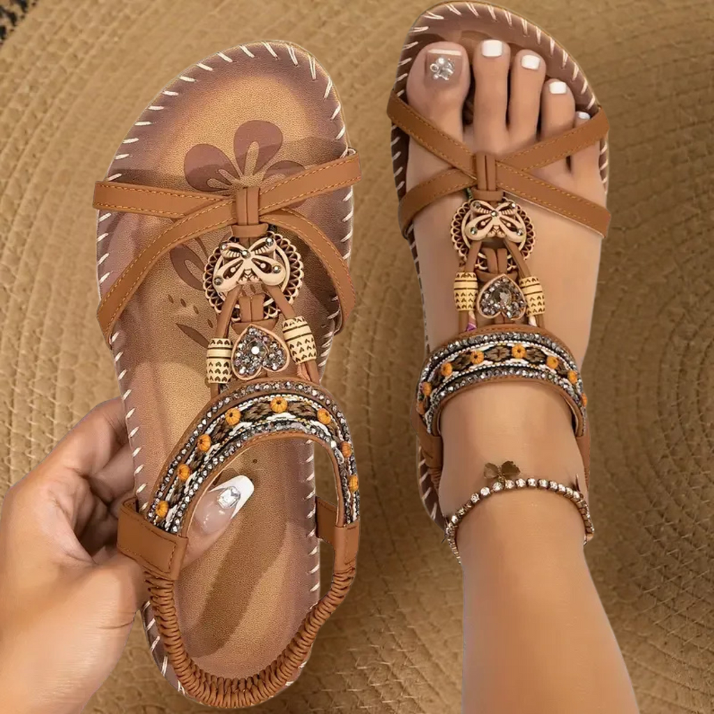 CLAUDIA™ | SANDALI ORTOPEDICI STILE IBIZA COMODI ED ELEGANTI