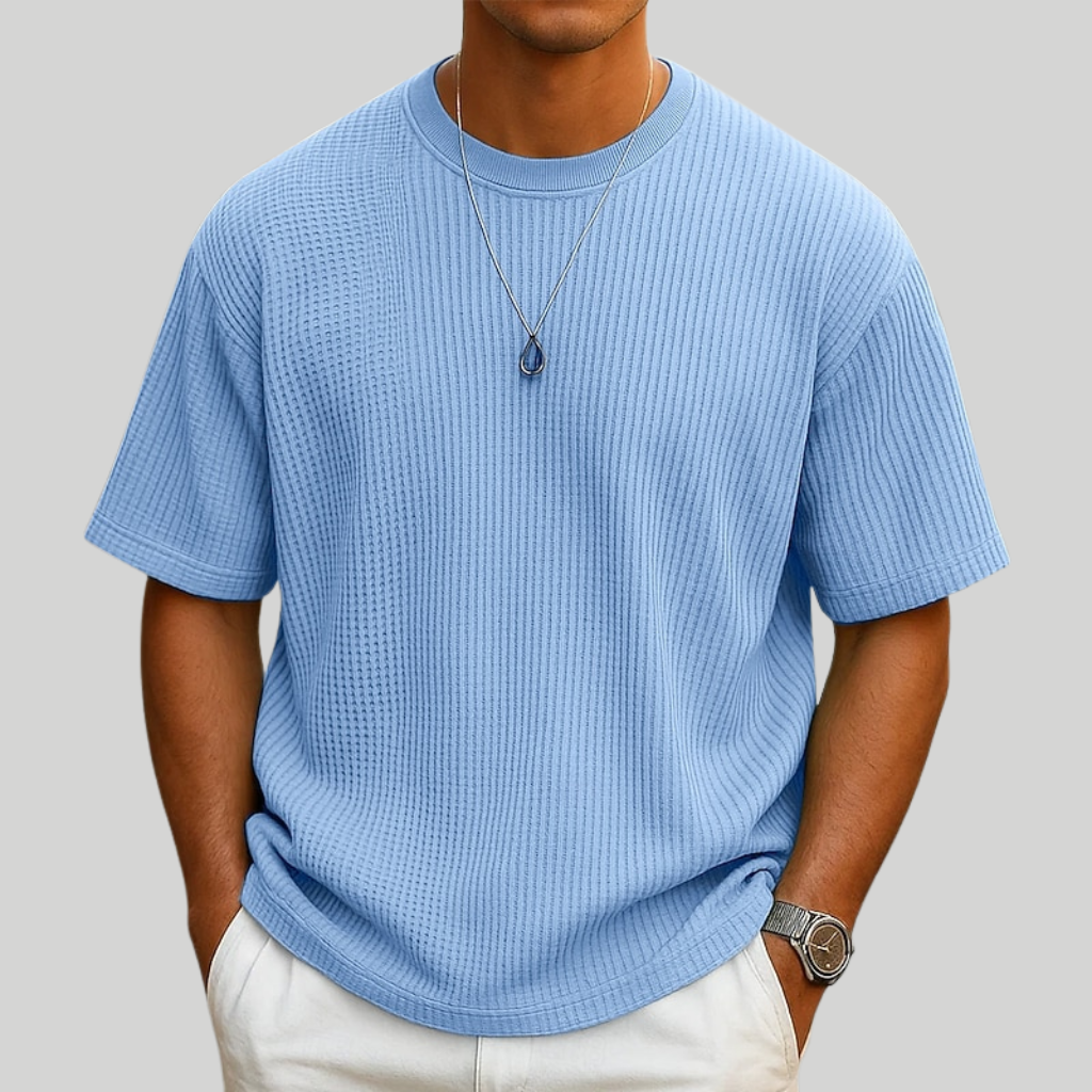 STEFANO™ | MAGLIETTA ESTIVA IN MAGLIA A NIDO D'APE