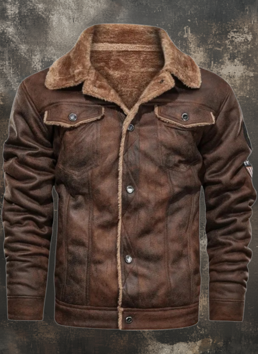 OSVALDO™ - GIACCA IN PELLE CON INTERNO IN PILE