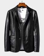 Osric | Two Button Blazer with Notch Lapels and Flap Pockets