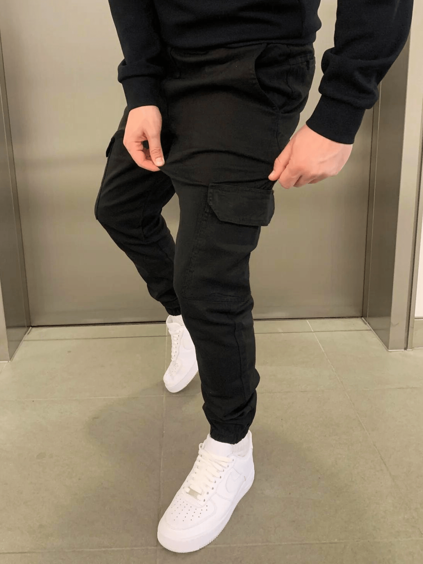 MARIO™ | PANTALONI CARGO CON FONDO ELASTICIZZATO