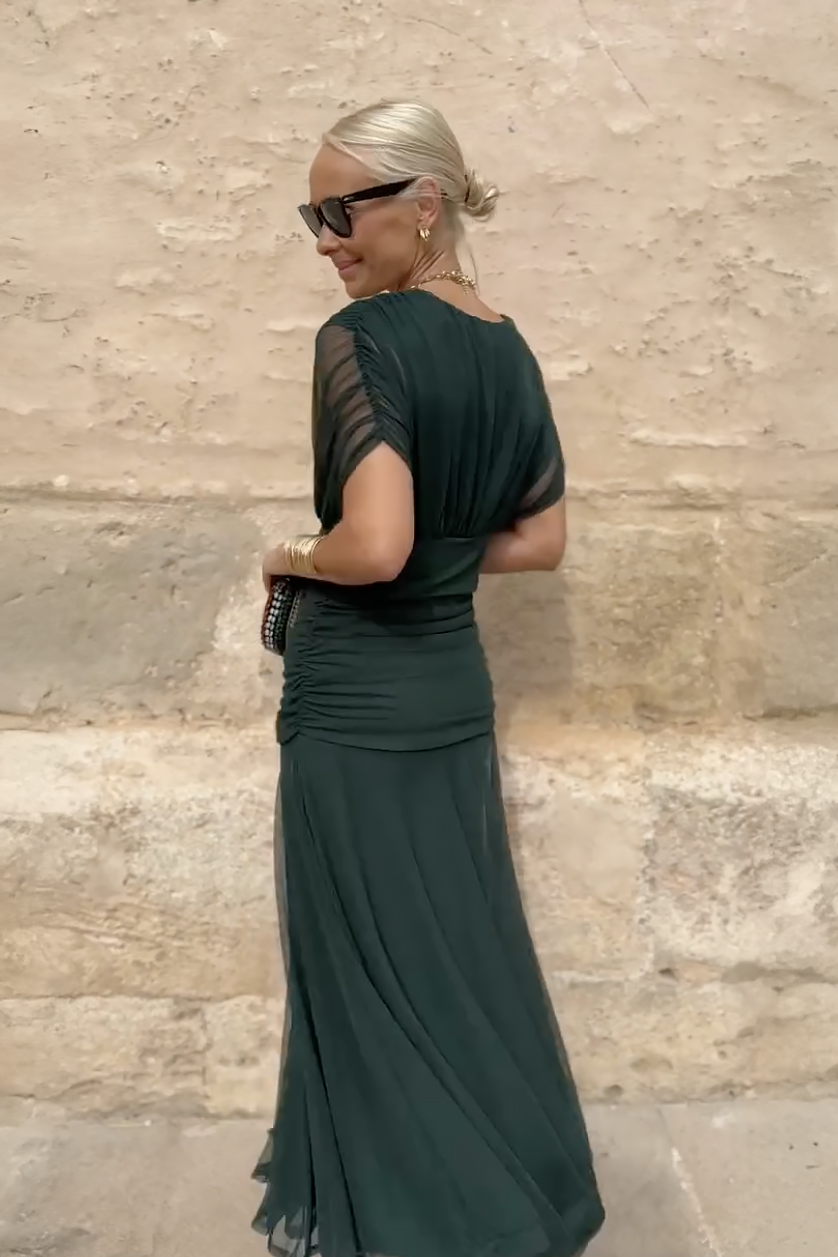 ROSALIA™ | ABITO LUNGO ELEGANTE IN SETA