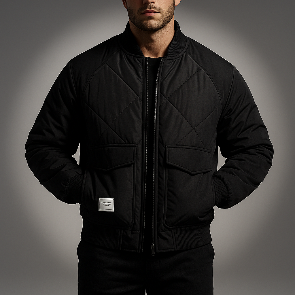 IGNAZIO™ - GIACCA BOMBER TRAPUNTATA