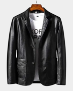 Osric | Two Button Blazer with Notch Lapels and Flap Pockets