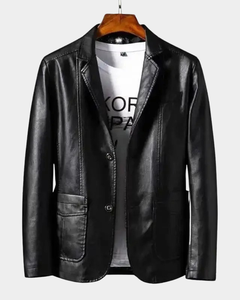 Osric | Two Button Blazer with Notch Lapels and Flap Pockets