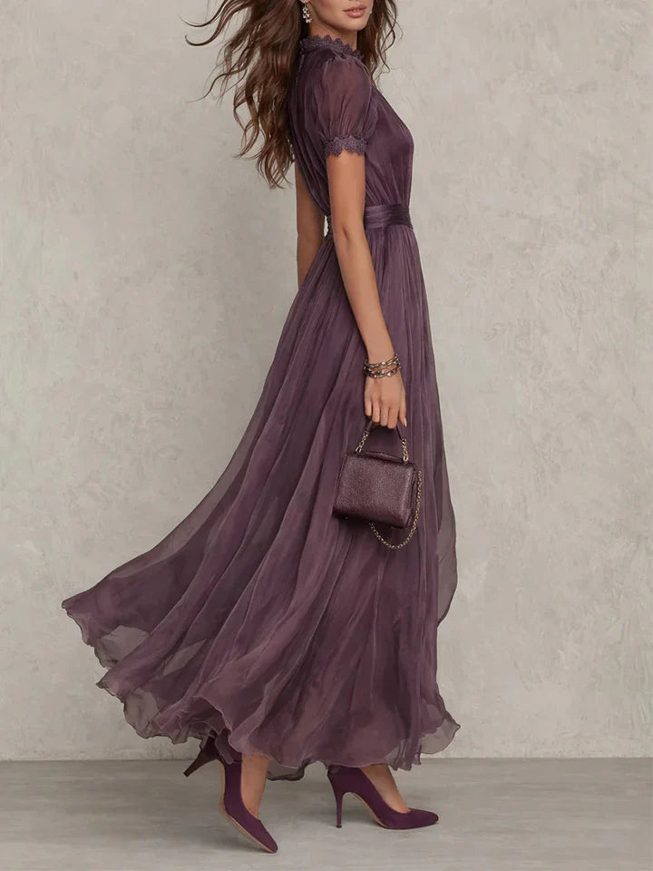 ELISA™ | VESTITO ESTIVO LUNGO CON STAMPA FLOREALE