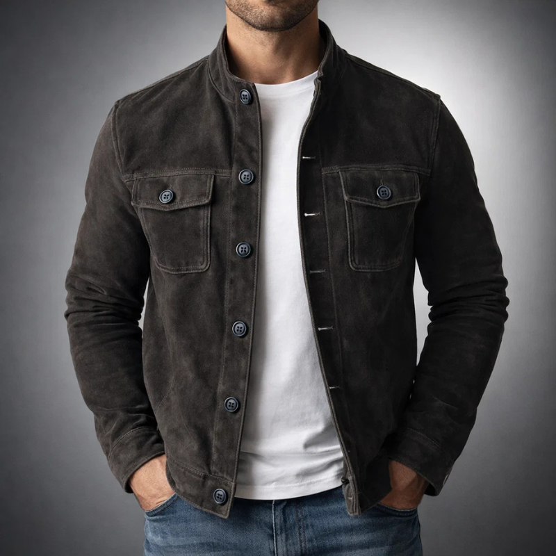 BRUNO™ | GIACCA SCAMOSCIATA ELEGANTE