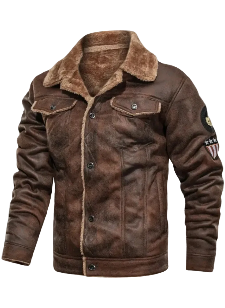 OSVALDO™ - GIACCA IN PELLE CON INTERNO IN PILE