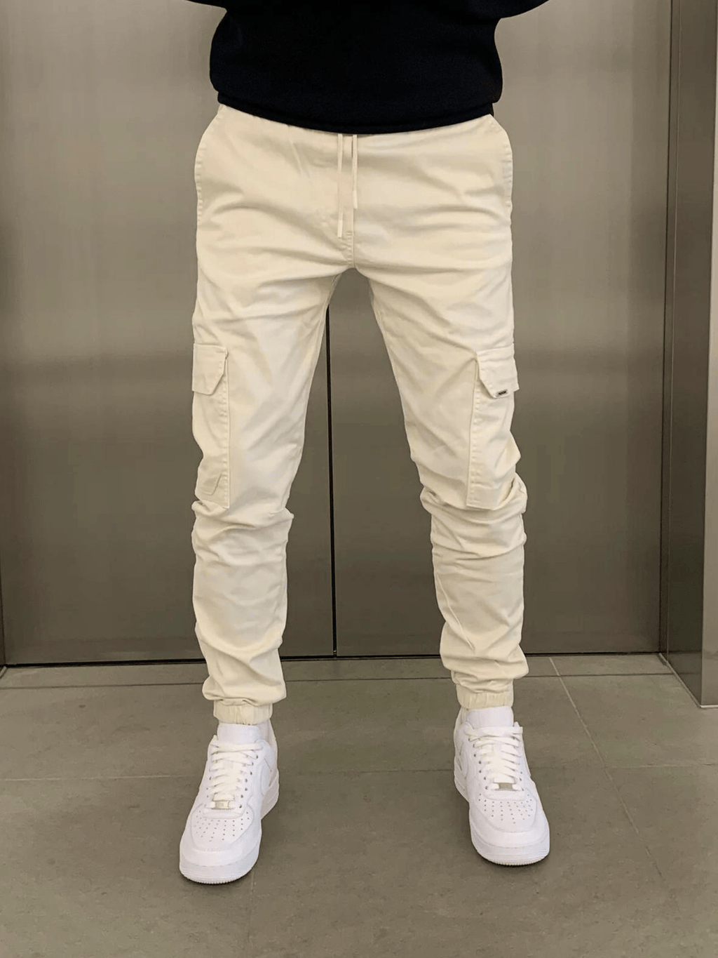 MARIO™ | PANTALONI CARGO CON FONDO ELASTICIZZATO