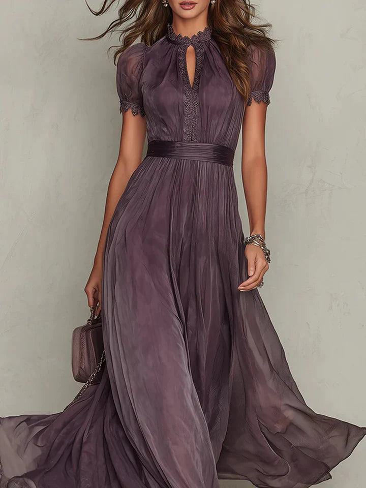 ELISA™ | VESTITO ESTIVO LUNGO CON STAMPA FLOREALE