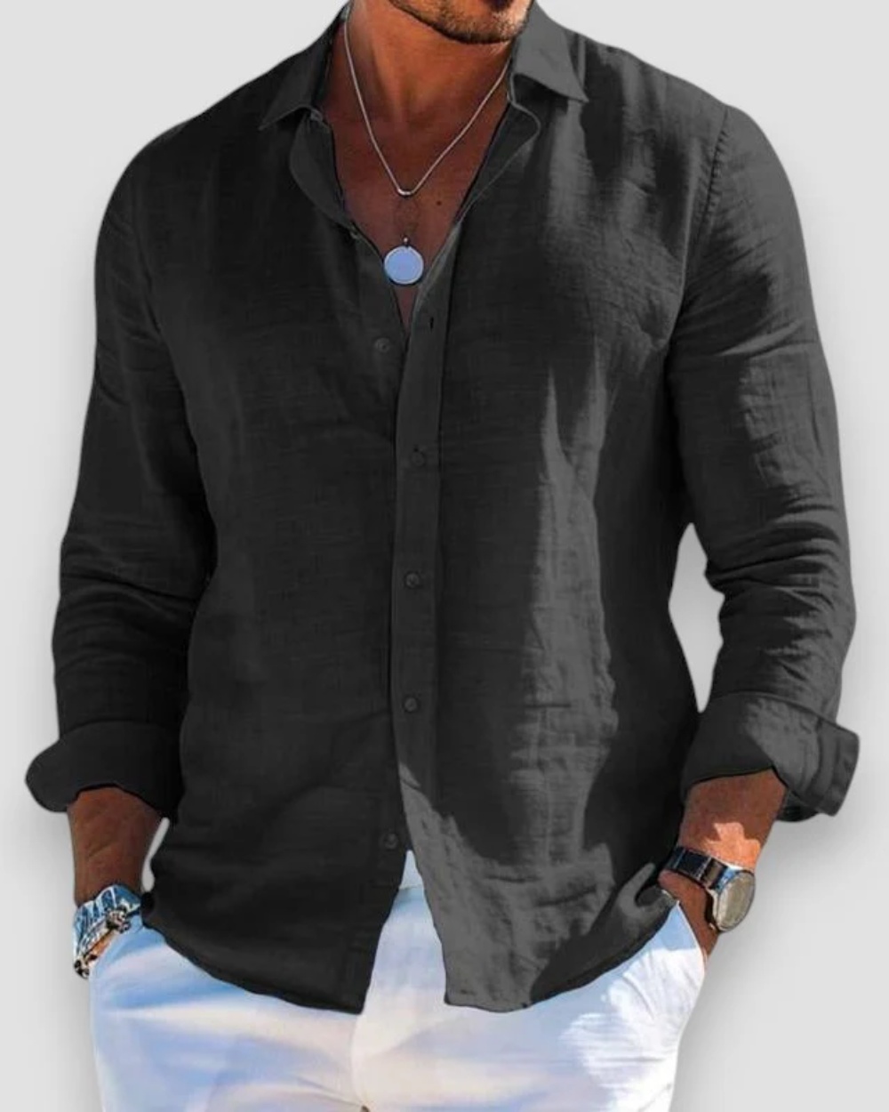GIOVANNI™ - CAMICIA CASUAL IN LINO