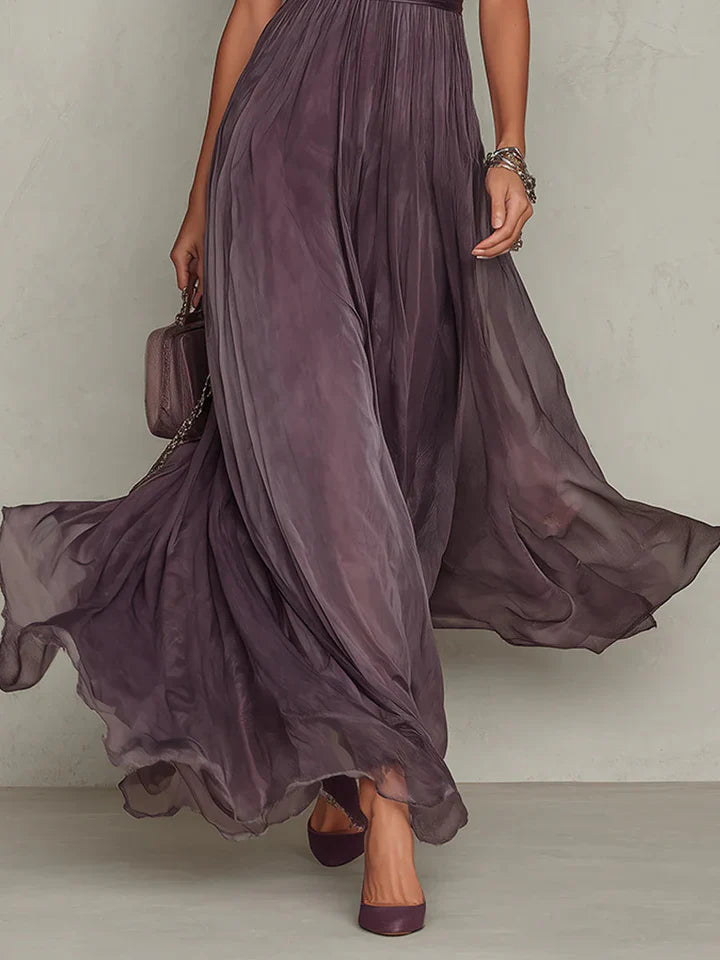 ELISA™ | VESTITO ESTIVO LUNGO CON STAMPA FLOREALE