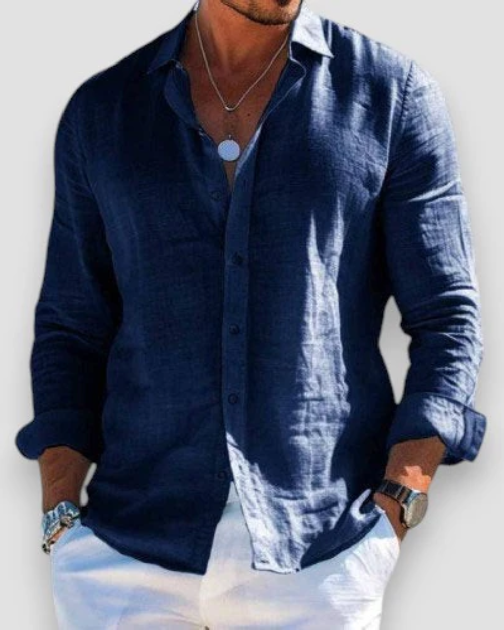 GIOVANNI™ - CAMICIA CASUAL IN LINO