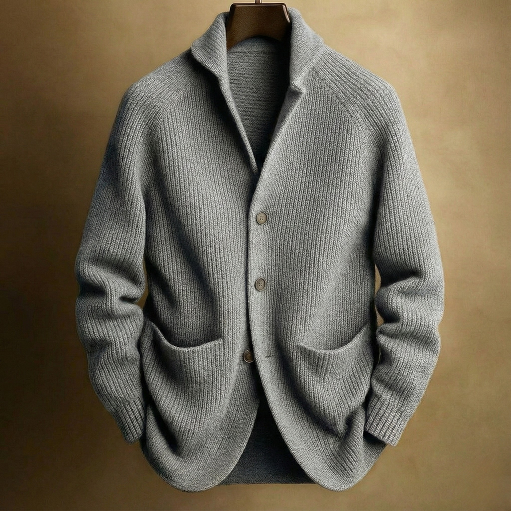 RENATO™ | CARDIGAN DA UOMO IN LANA A COSTE