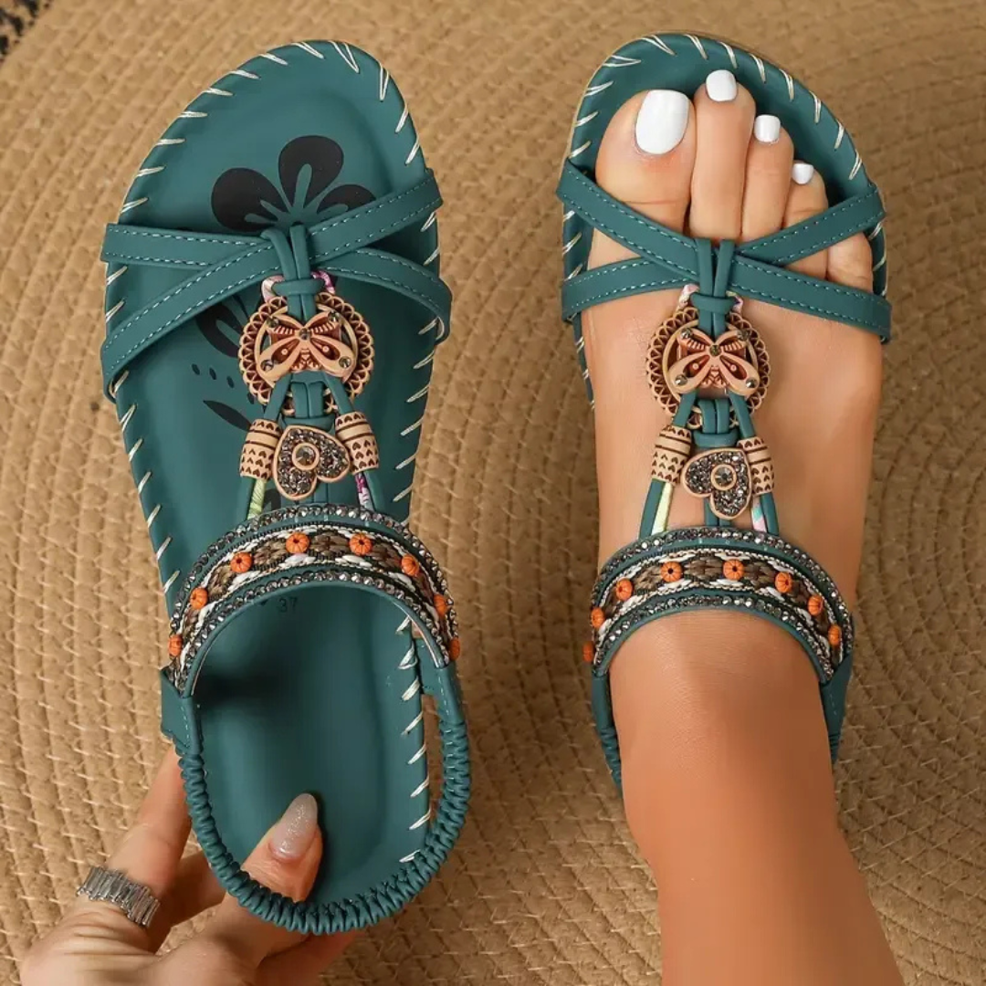 CLAUDIA™ | SANDALI ORTOPEDICI STILE IBIZA COMODI ED ELEGANTI