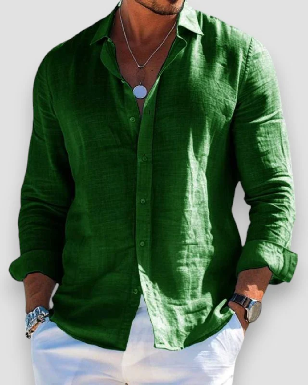 GIOVANNI™ - CAMICIA CASUAL IN LINO