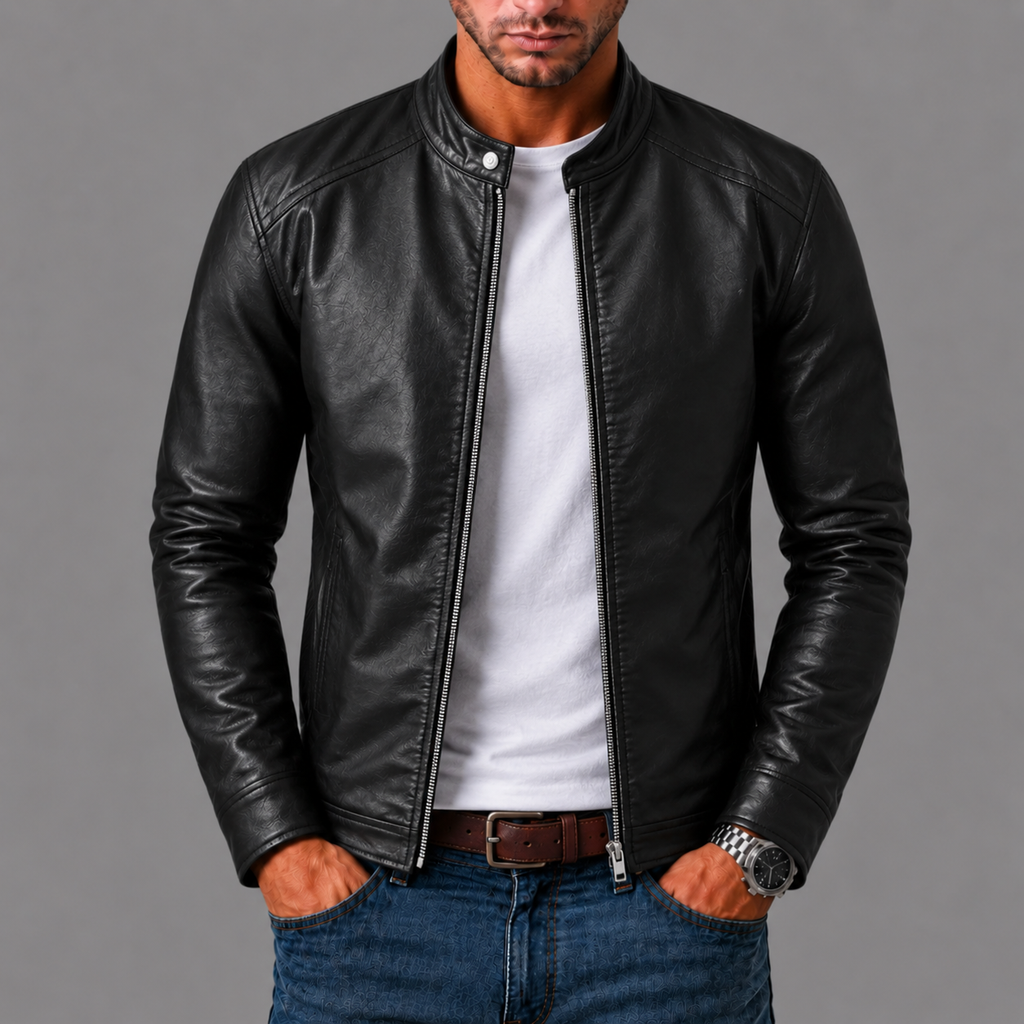 ANSELMO™ - GIACCA DI PELLE CLASSICA