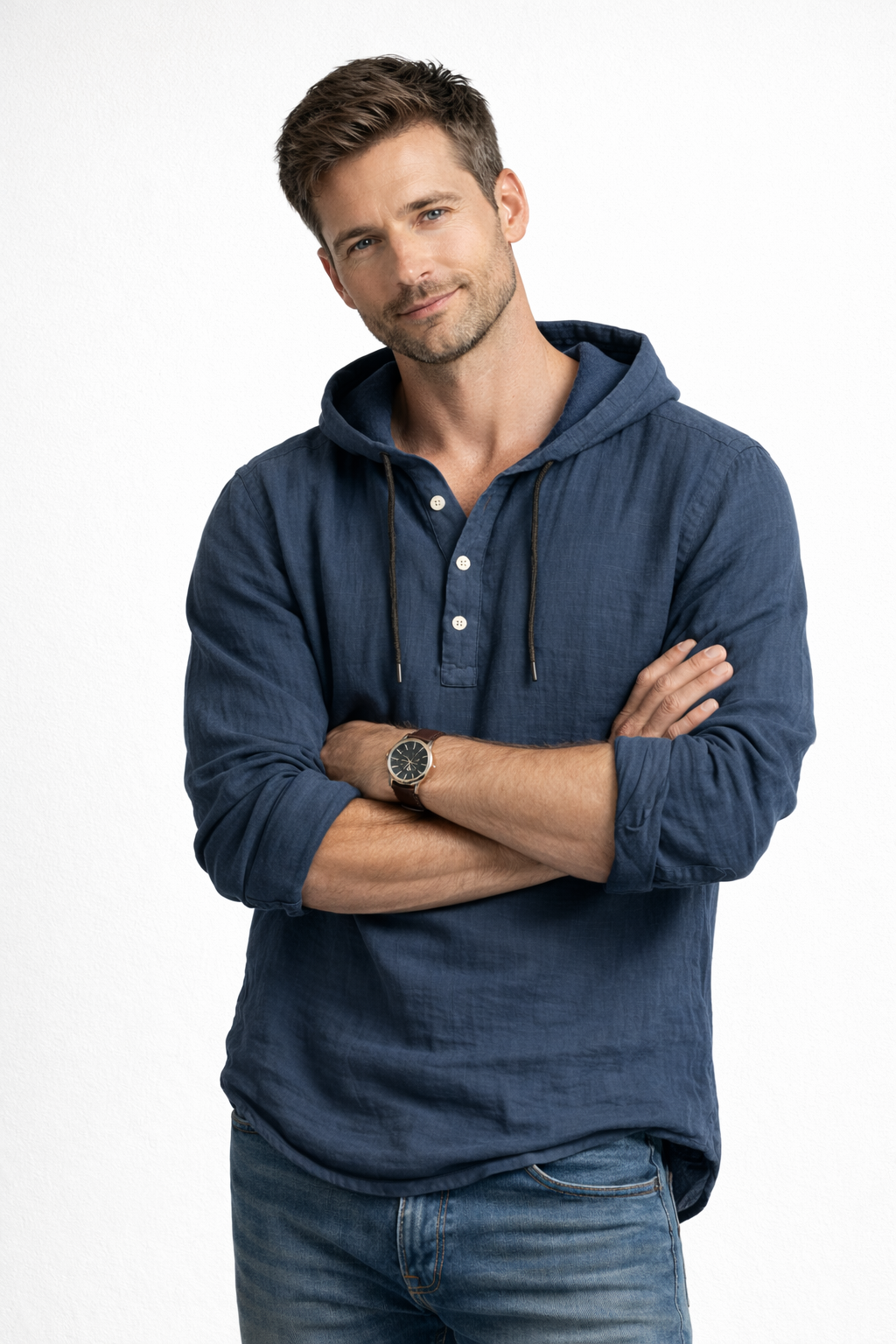 SIMONE™ - CAMICIA DA UOMO IN LINO