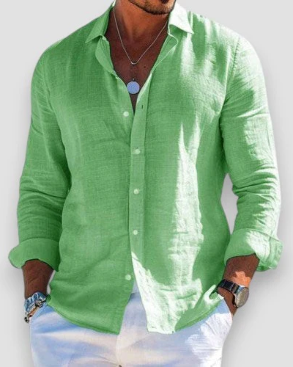 GIOVANNI™ - CAMICIA CASUAL IN LINO