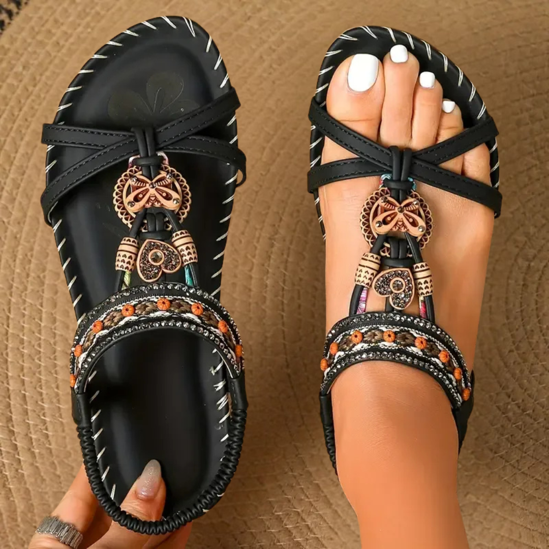 CLAUDIA™ | SANDALI ORTOPEDICI STILE IBIZA COMODI ED ELEGANTI