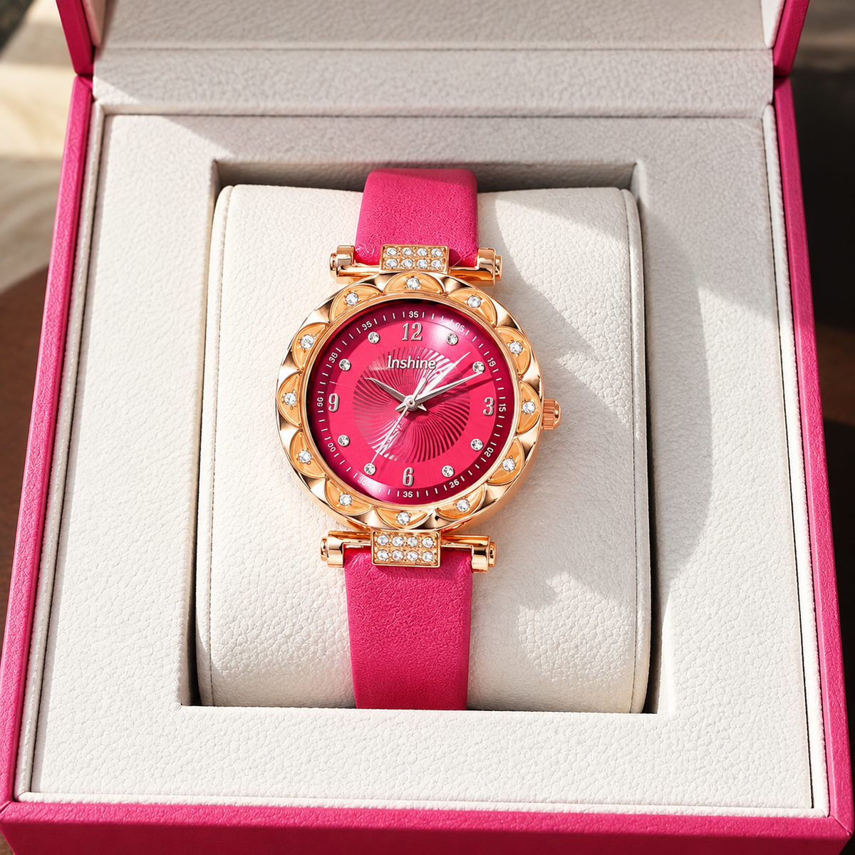 Melina Heart Watch Set