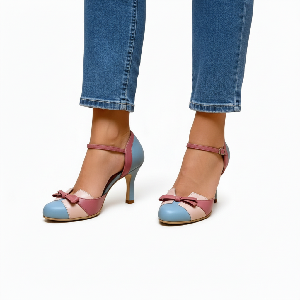 FEDERICA™ | DÉCOLLETÉ COLORATO CON TACCO