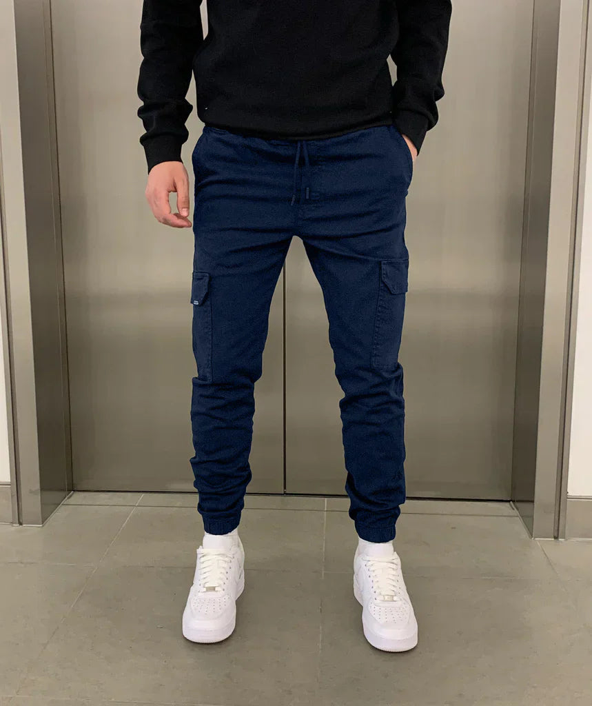 MARIO™ | PANTALONI CARGO CON FONDO ELASTICIZZATO