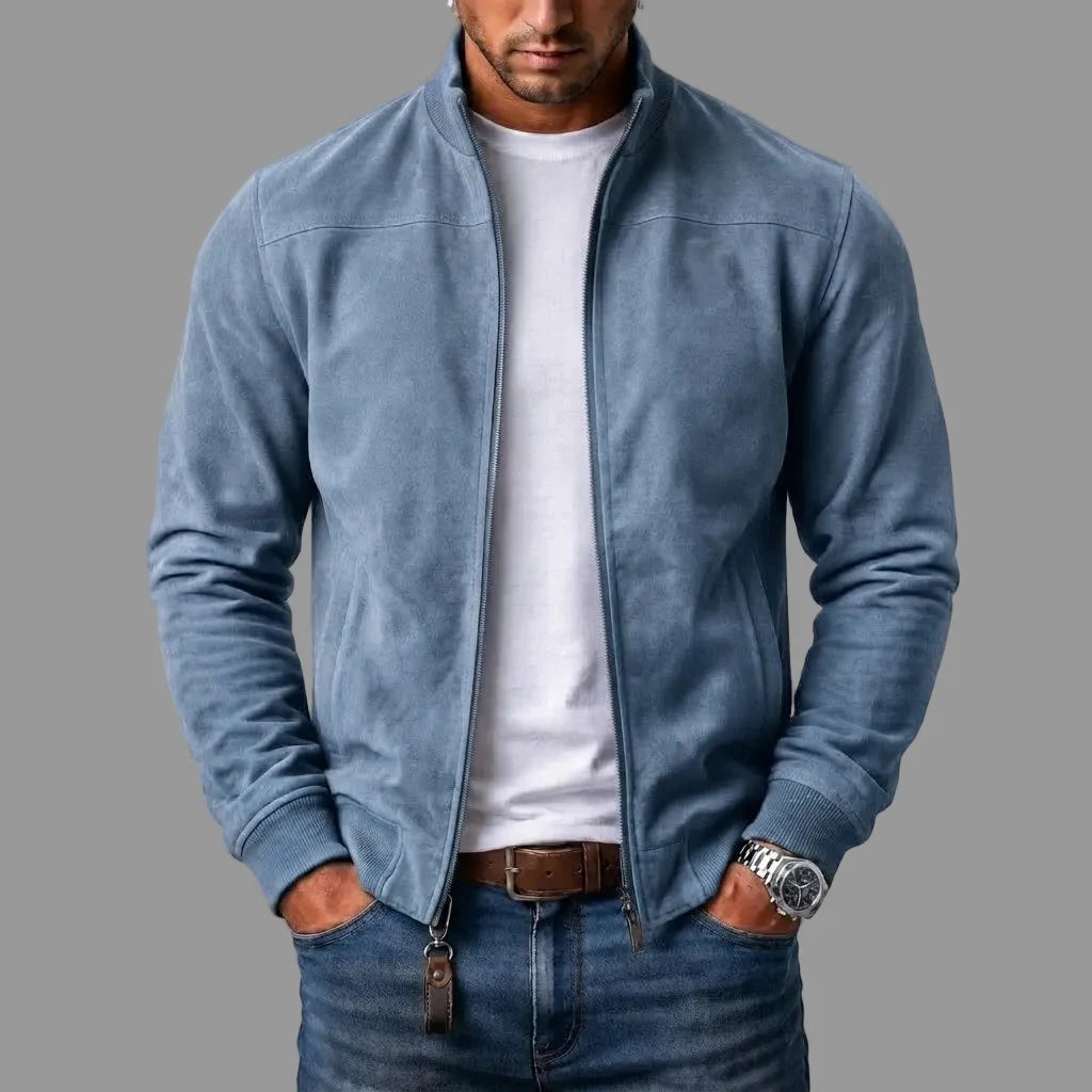 COSIMO™ - GIACCA BOMBER IN SCAMOSCIATO