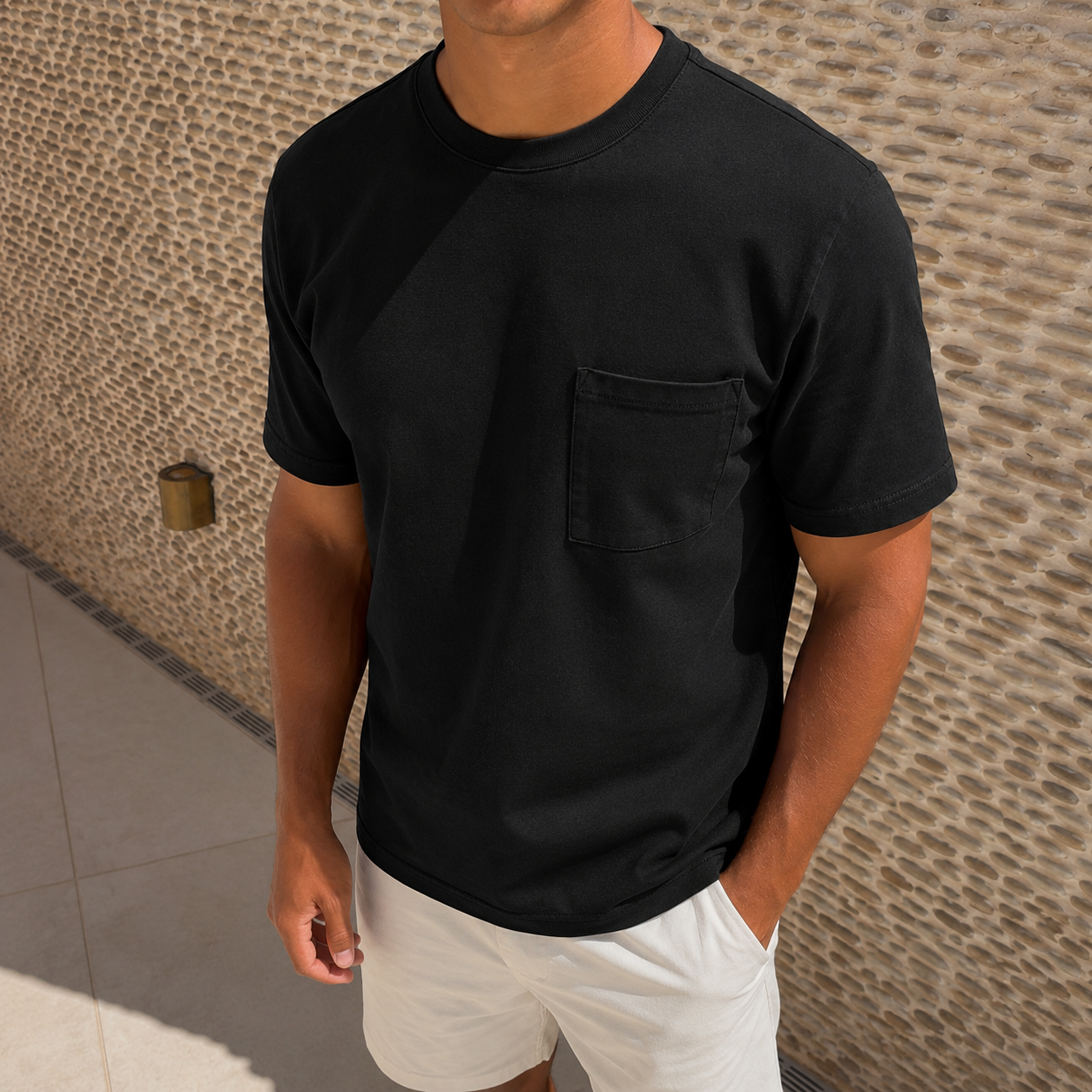Garment Dyed Pocket T-Shirt