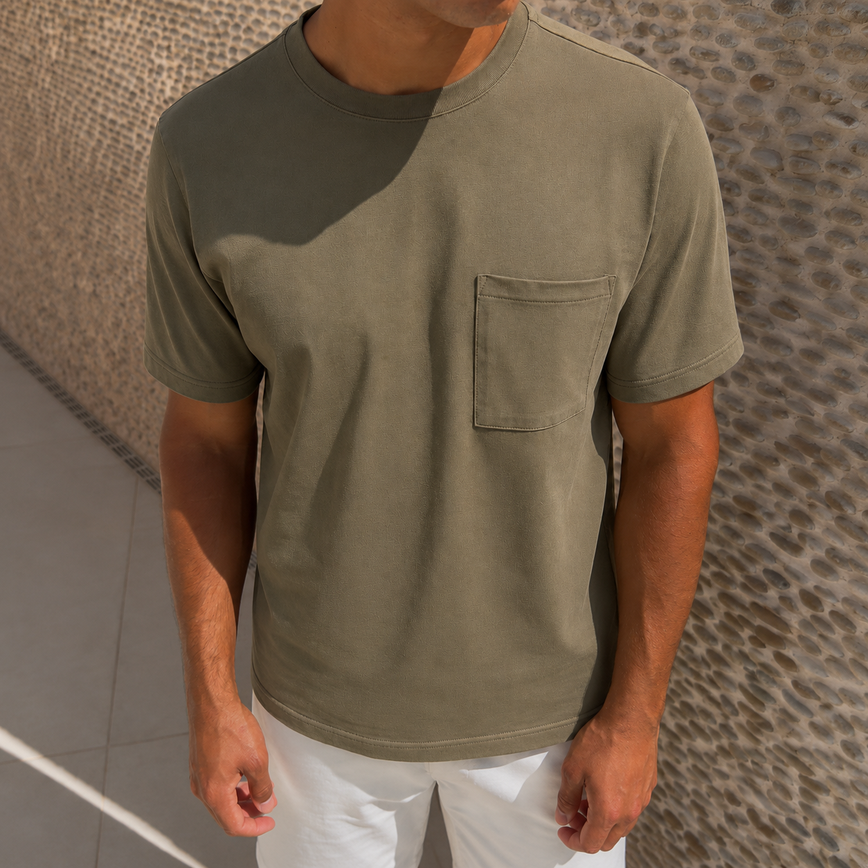 Garment Dyed Pocket T-Shirt