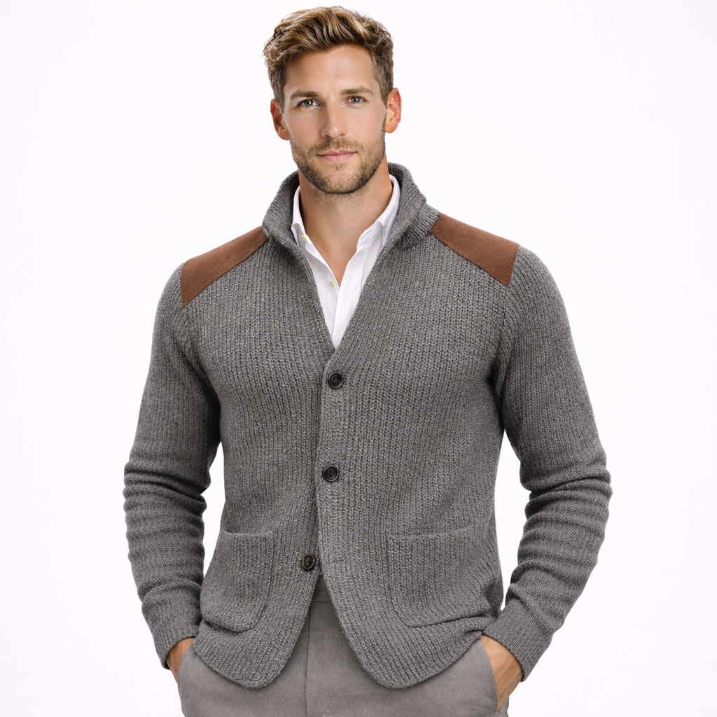 BRUNO™ | GIACCA IN MAGLIA STRUTTURATA CON FINITURA SARTORIALE