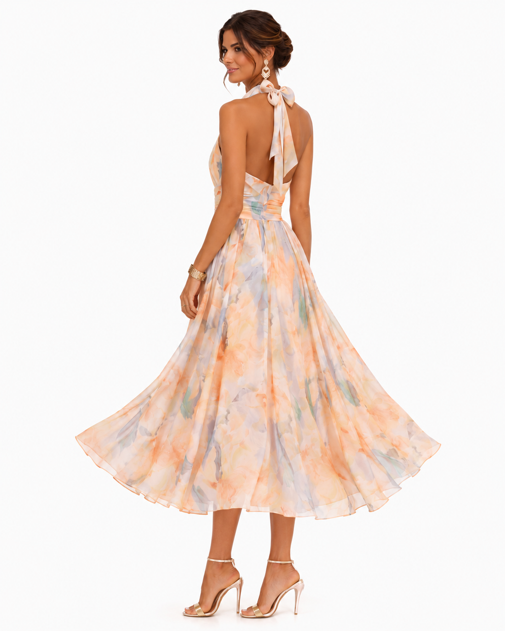 MELISSA™ | ABITO HALTER IN SATIN ELEGANZA SENZA TEMPO