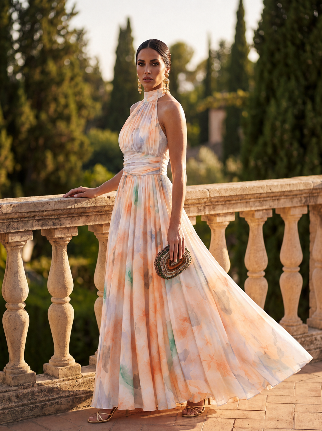 MELISSA™ | ABITO HALTER IN SATIN ELEGANZA SENZA TEMPO
