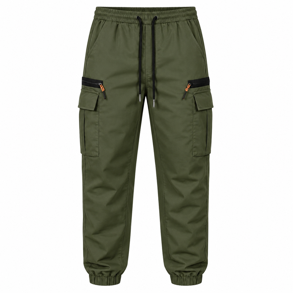 FRANCO™ | PANTALONI CARGO CON FONDO ELASTICIZZATO