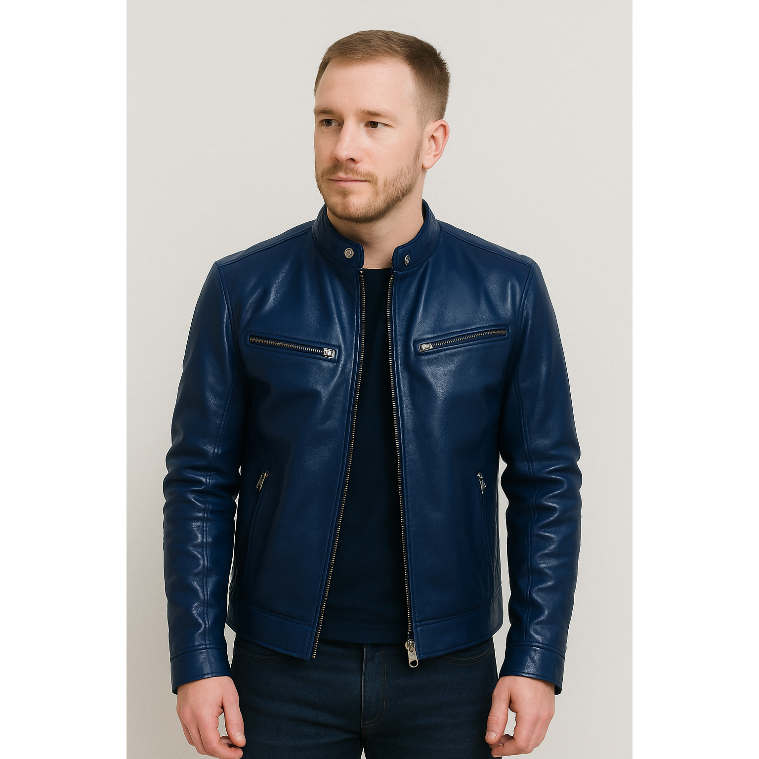 ALBERTO™ | GIACCA DI PELLE ELEGANTE