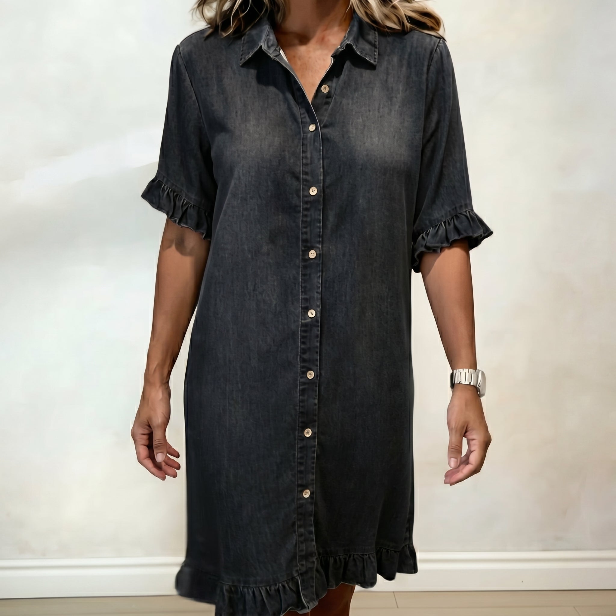 MARTINA™ | ABITO IN DENIM COMODO ED ELEGANTE