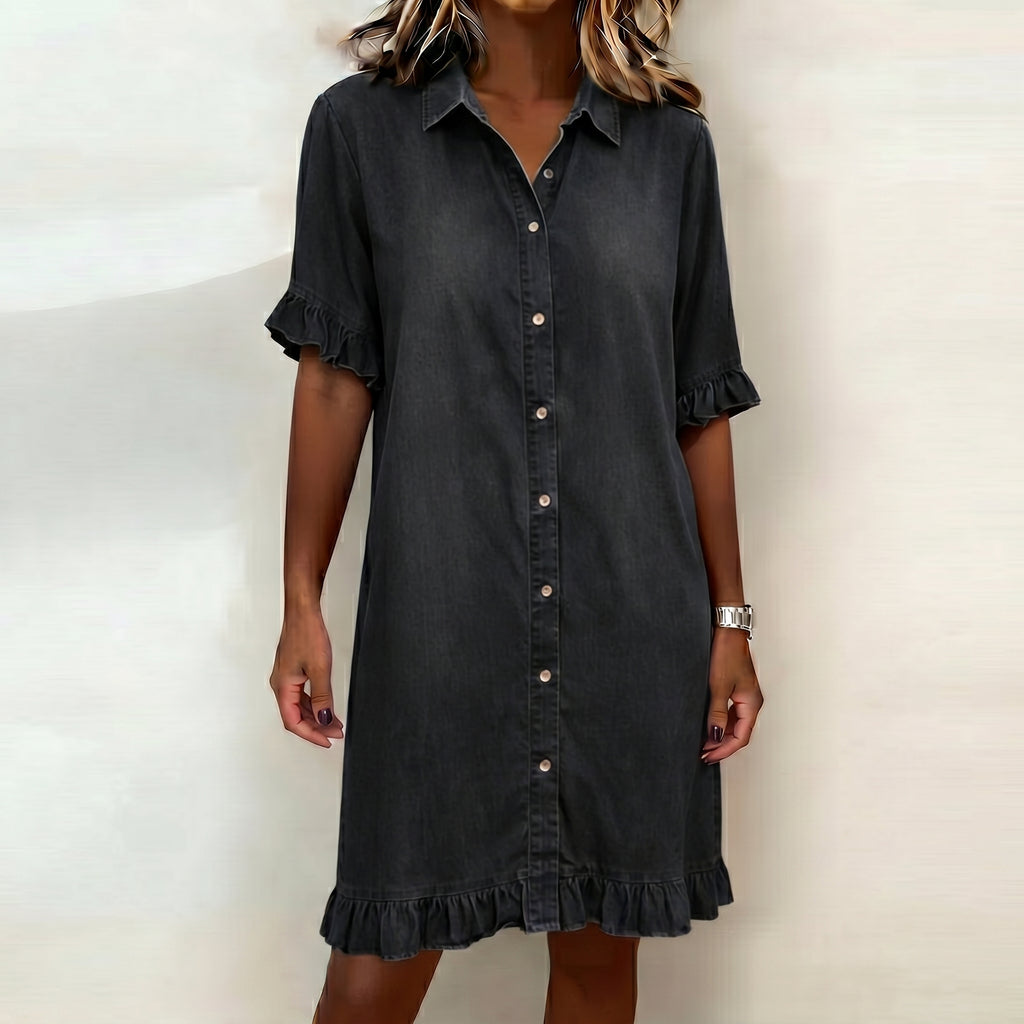MARTINA™ | ABITO IN DENIM COMODO ED ELEGANTE