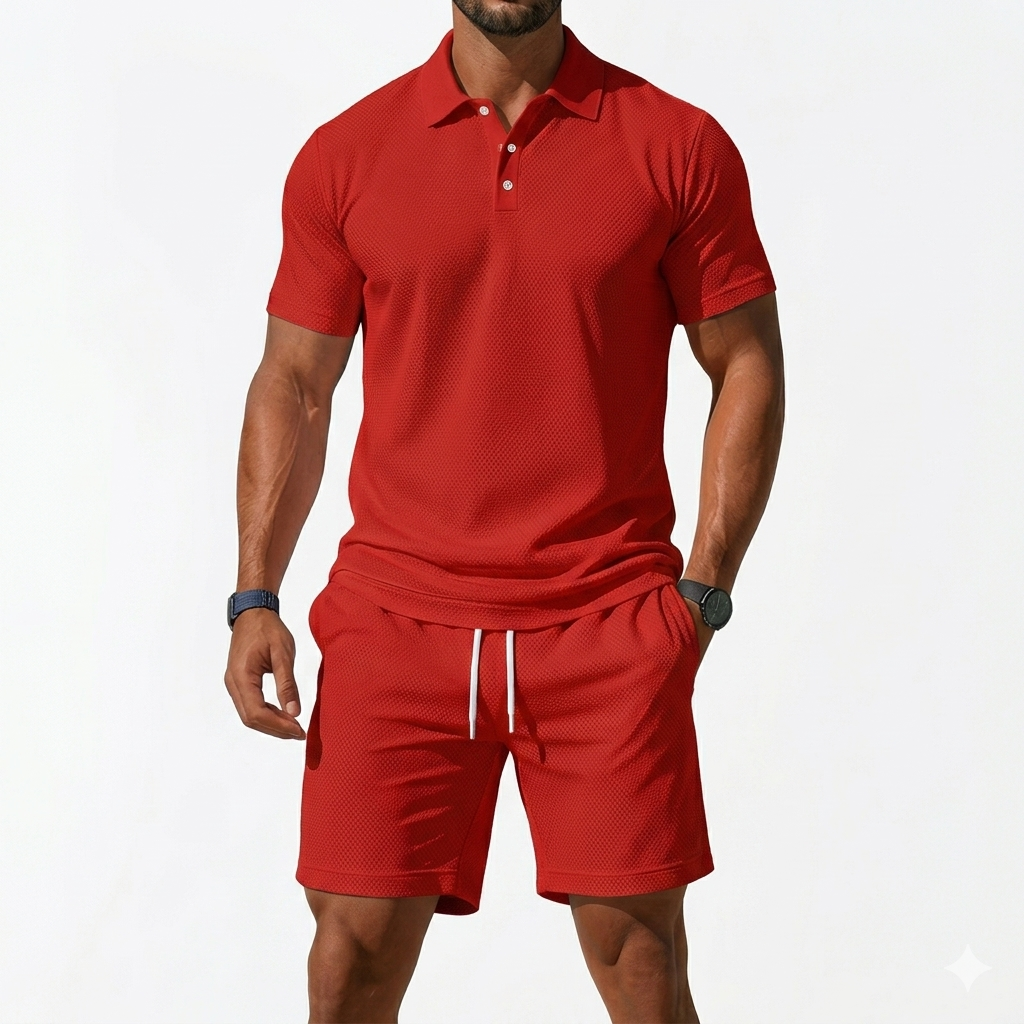 STEFANO™ | COMPLETO POLO E PANTALONCINO