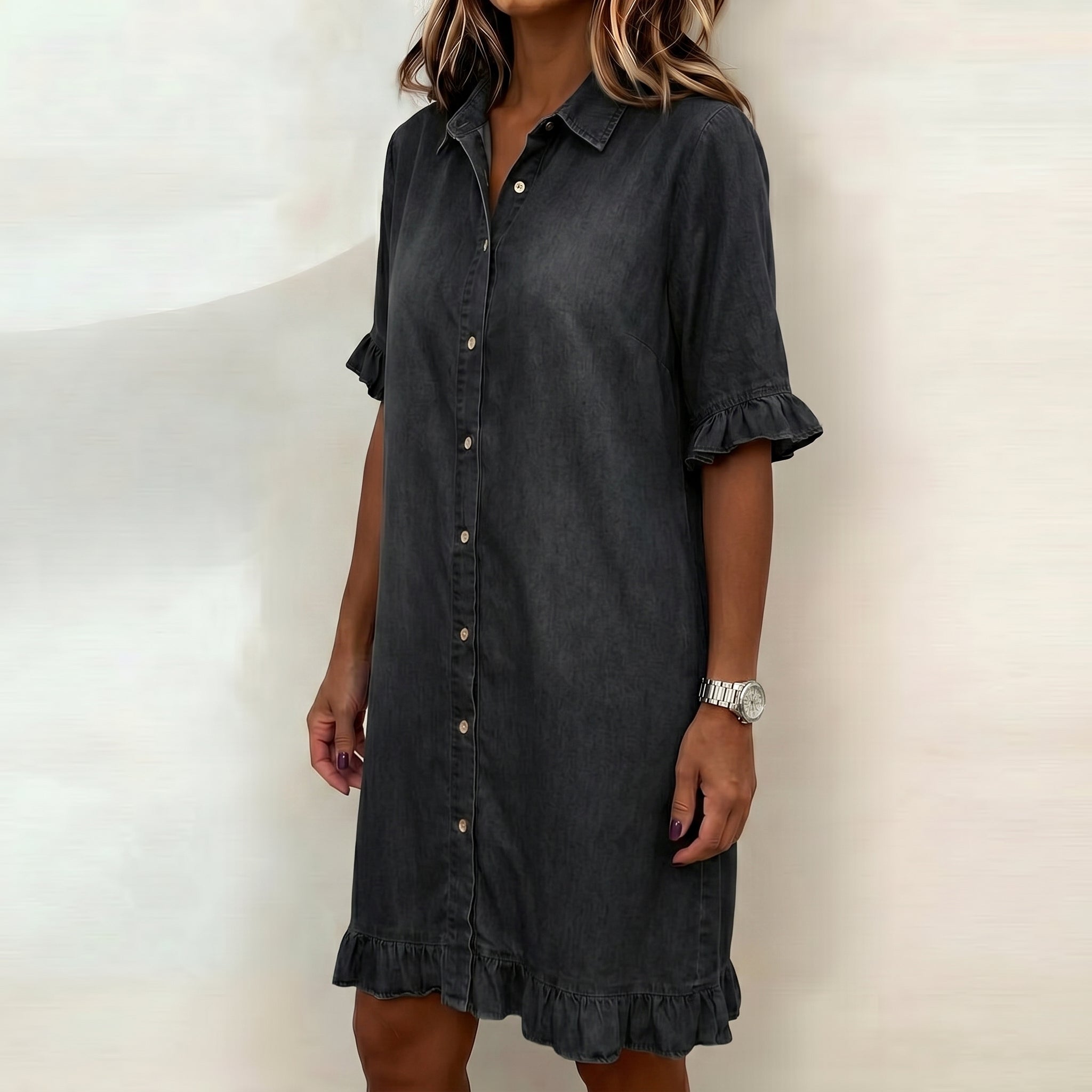 MARTINA™ | ABITO IN DENIM COMODO ED ELEGANTE