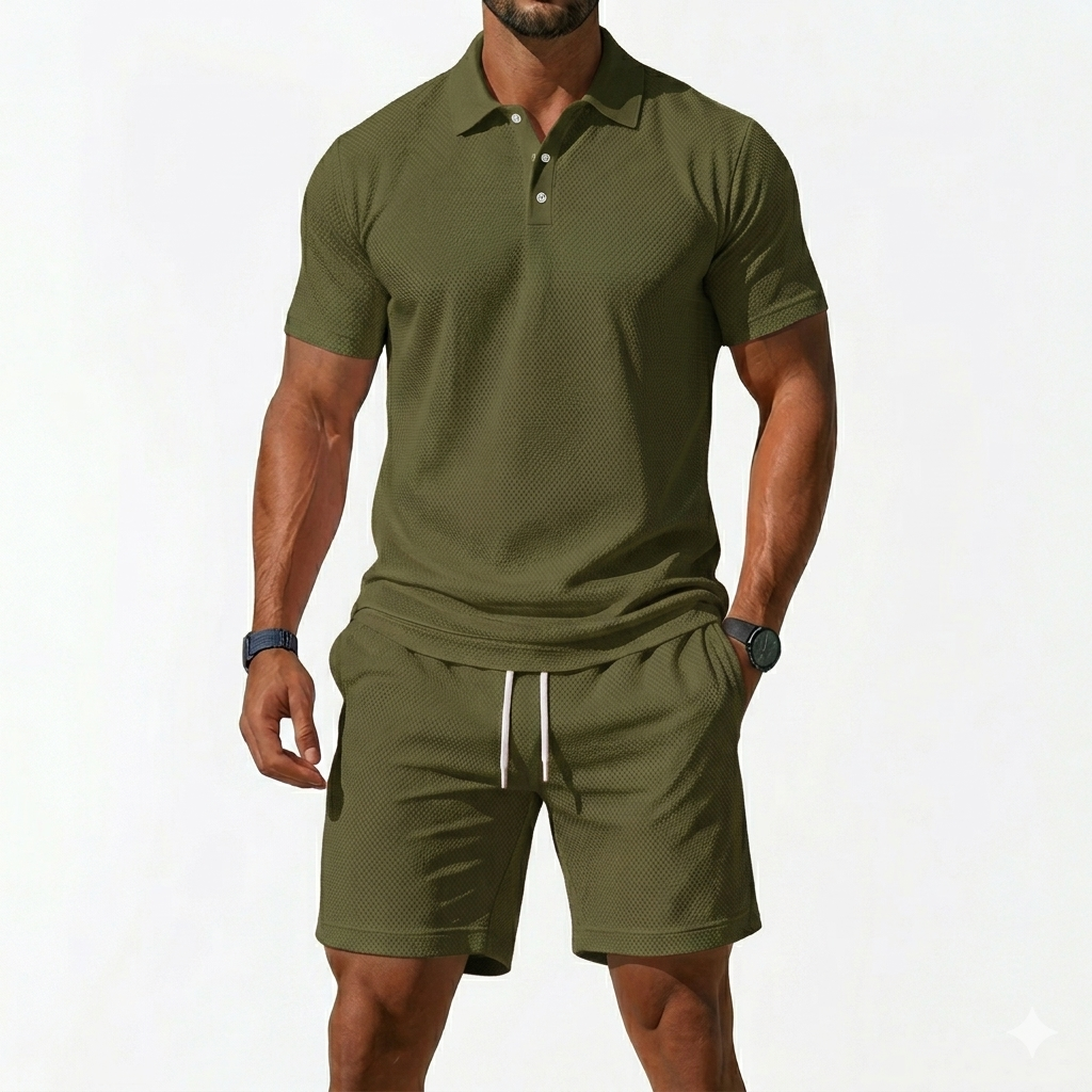 STEFANO™ | COMPLETO POLO E PANTALONCINO