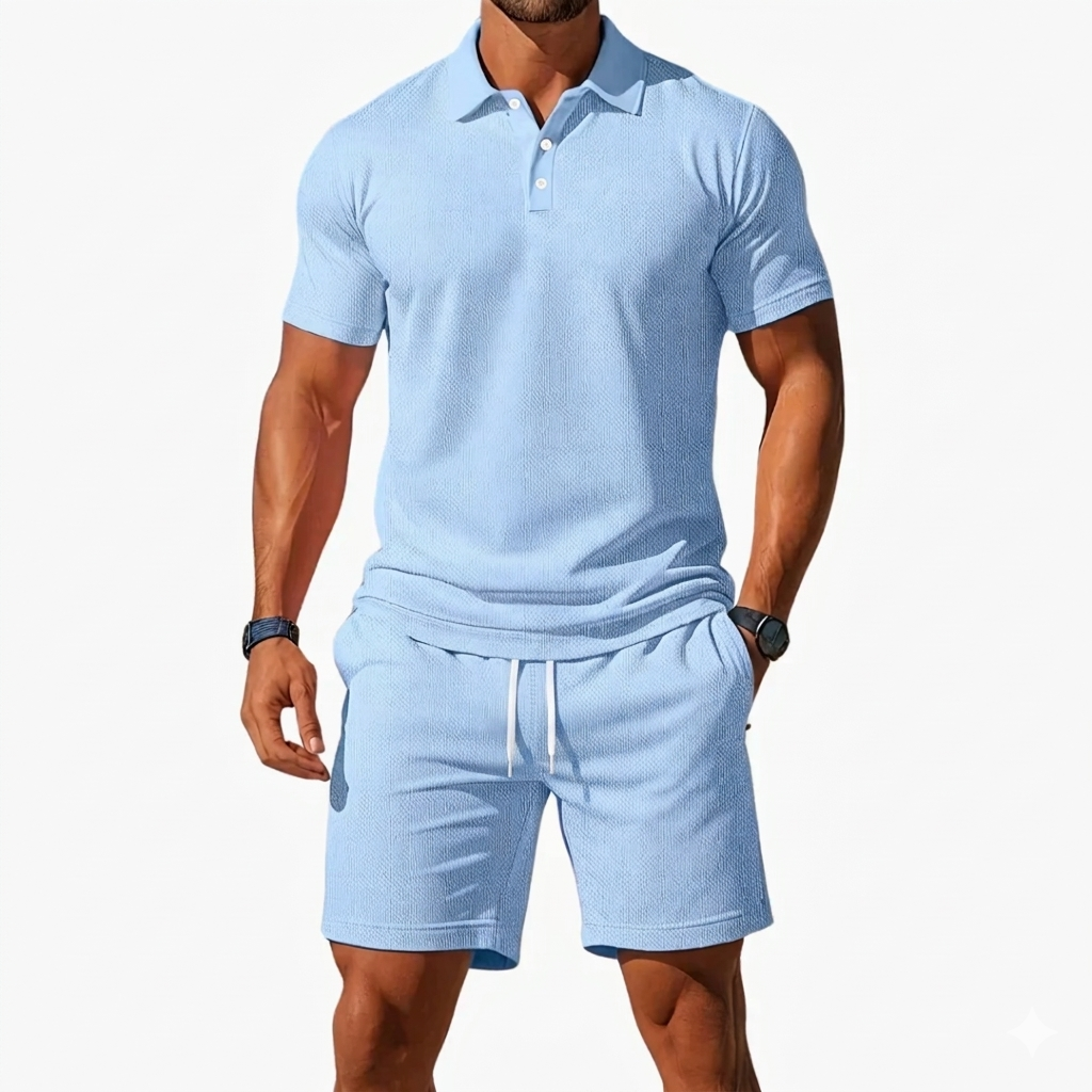 STEFANO™ | COMPLETO POLO E PANTALONCINO