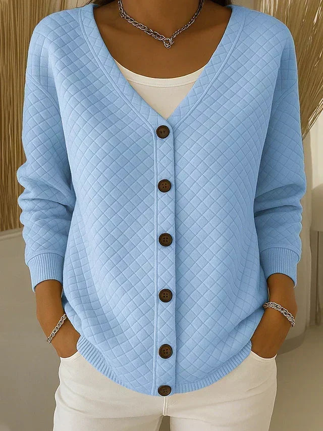 ADRIANA™ | CARDIGAN TRAPUNTATO CON BOTTONI
