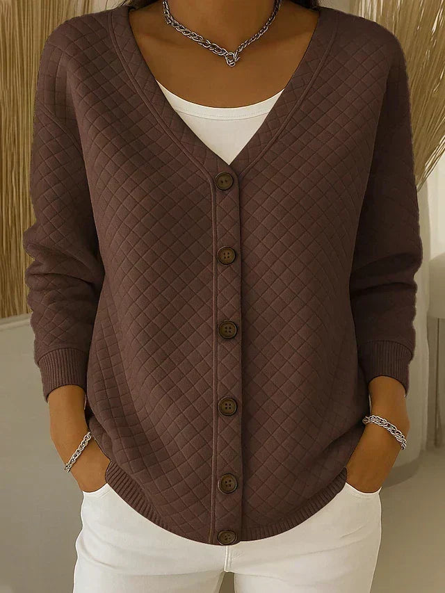 ADRIANA™ | CARDIGAN TRAPUNTATO CON BOTTONI