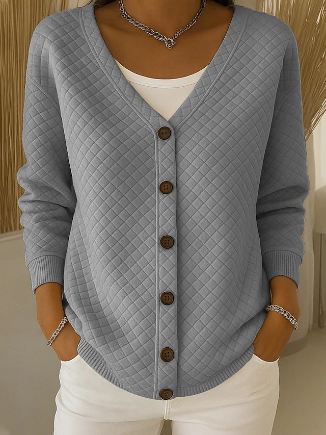 ADRIANA™ | CARDIGAN TRAPUNTATO CON BOTTONI