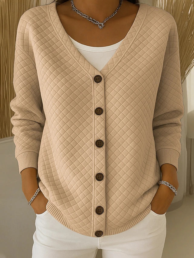 ADRIANA™ | CARDIGAN TRAPUNTATO CON BOTTONI