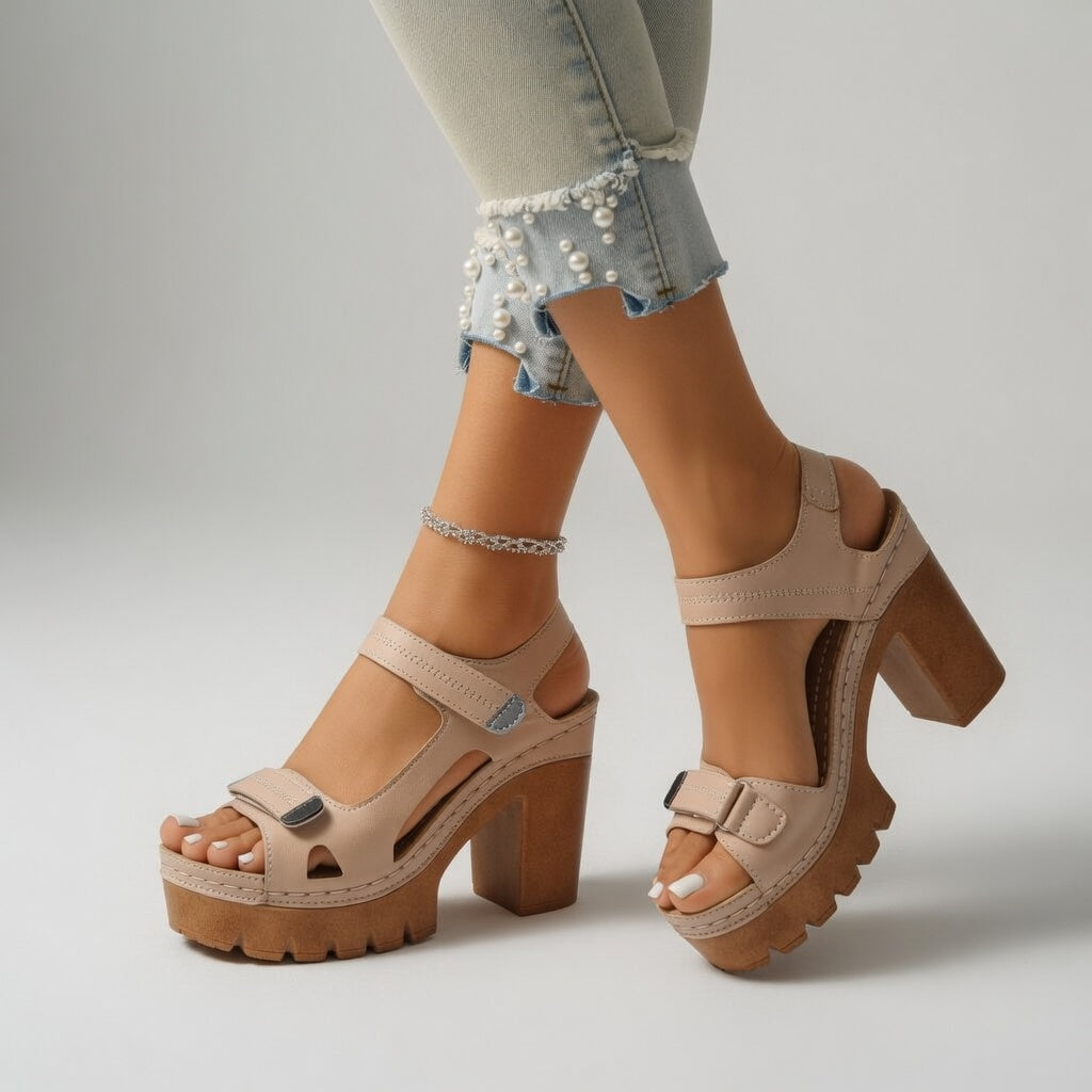 SERENA™ | SANDALO CON PLATEAU URBANO ED ELEGANTE