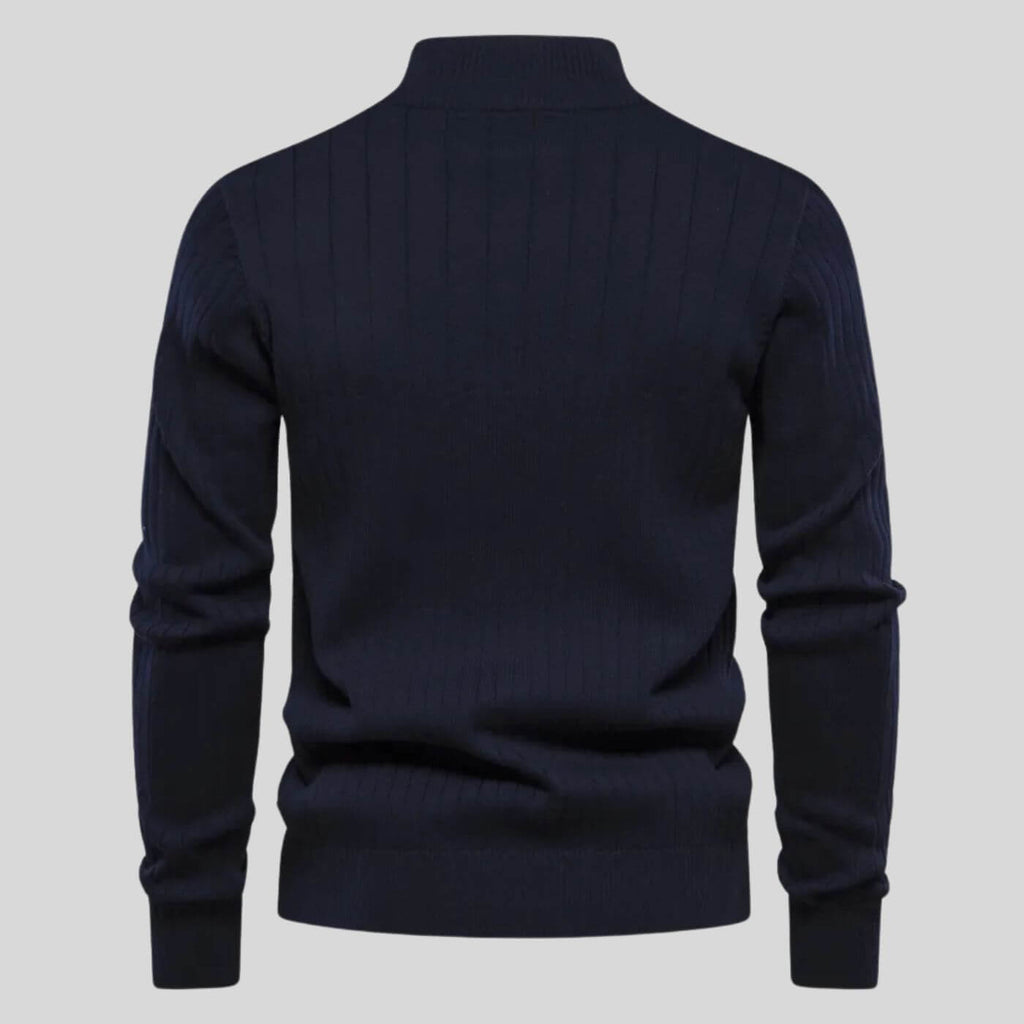 FEDERICO™ | MAGLIONE A COLLO ALTO CON CERNIERA