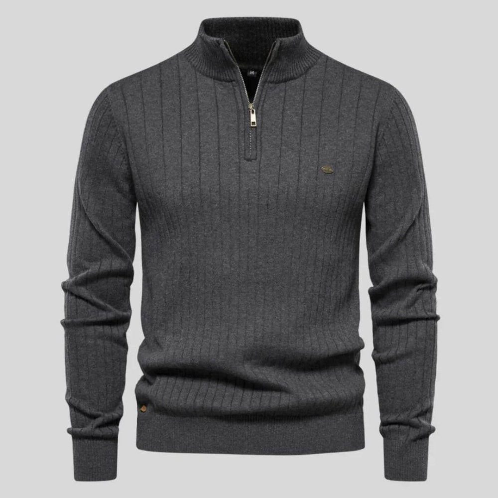 FEDERICO™ | MAGLIONE A COLLO ALTO CON CERNIERA
